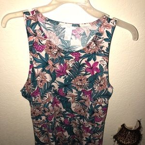 H&M floral print skater dress